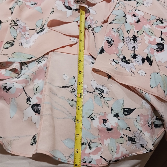 SOLD Flutter Shoulder Hi-Lo Maxi Dress - Picture 10 of 12